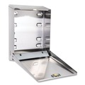 Paper Towel Holders | San Jamar T1900SS 11.38 in. x 4 in. x 14.75 in. C-Fold/MultiFold Towel Dispenser - Stainless Steel image number 5