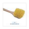 Cleaning Brushes | Boardwalk BWK4320 20 in. Long Polypropylene Fill Handle Utility Brush - Tan image number 3