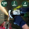 Angle Grinders | Metabo HPT G12SR4M 6.2 Amp 4-1/2 in. Angle Grinder image number 2