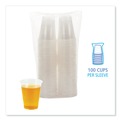 Customer Appreciation Sale - Save up to $60 off | Boardwalk BWKTRANSCUP10PK 10 oz. Polypropylene Plastic Cold Cups - Translucent (100 /Pack) image number 1