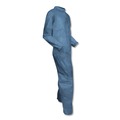 Bib Overalls | KleenGuard 45317 A65 Zipper Front Flame Resistant Coveralls - 4XL/Blue (21/Carton) image number 2