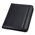 Samsill 70820 Professional Zippered Pad Holder with Pockets/Slots and Writing Pad - Black image number 2