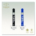 Pens | Parker 1950364 Parker Medium Conical Tip Retractable Gel Ink Roller Ball Pens Refill - Blue Ink (2/Pack) image number 5