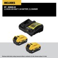 Battery and Charger Starter Kits | Factory Reconditioned Dewalt DCB205-2CR (2) 20V MAX 5 Ah Lithium-Ion Batteries and Charger Kit image number 1