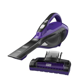 Black & Decker 10.8V dustbuster furbuster AdvanceClean Cordless Pet Handheld Vacuum - Purple