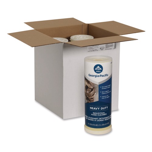 Hand Sanitizers | Georgia Pacific Professional 44627 3 Liter Heavy Duty Citrus Industrial Hand Cleaner (4/Carton) image number 0