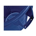 Office Jansan | Rubbermaid Commercial FG263200BLUE 32 Gallon Plastic Vented Round Brute Container - Blue image number 1