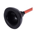 Drain Cleaning | Boardwalk BWK09201EA 18 in. Plastic Handle Toilet Plunger for 5-5/8 in. Bowls - Red/Black image number 2
