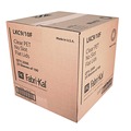 Cups and Lids | Fabri-Kal 9508068 Kal-Clear/Nexclear Flat Lid with No Slot Plastic Drink Cup Lids Fits 9 oz. to 10 oz. Cold Cups - Clear (2500/Carton) image number 3