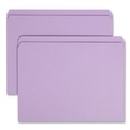 Office Jansan | Smead 12410 Colored File Folders with Reinforced Top Straight Tabs - Letter, Lavender (100/Box) image number 0