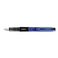 Office Jansan | Zebra 48320 Fine 0.6 mm Fountain Pen - Blue Ink, Black/Blue Barrel (1 Dozen) image number 2