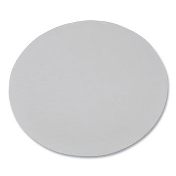 SCT 10 in. Diameter Bright White Paper Cake Circles - White (100/Carton)