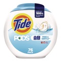 Cleaning & Janitorial Supplies | Tide 80737337 PODS 63 oz. Tub HE Compatible Laundry Detergent - Free and Gentle (4/Carton) image number 1