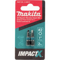 Bits and Bit Sets | Makita A-96512 Makita ImpactX #2 Square Recess 1 in. Insert Bit, 2/pk image number 2