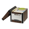 Office Jansan | Bankers Box 00725 12.75 in. x 16.5 in. x 10.38 in. R-KIVE Heavy-Duty Storage Boxes for Letter/Legal Files - Woodgrain (12/Carton) image number 1