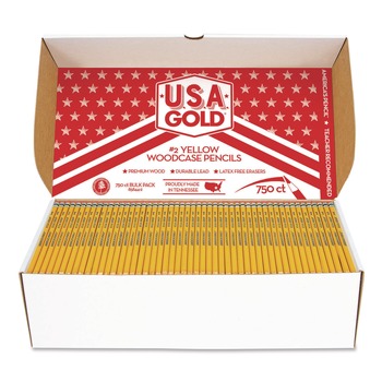 Cra-Z-Art HB No. 2 School Pencils - Black Lead/Yellow Barrel (750/Box)