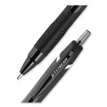 Office Jansan | uni-ball 70171 Medium 1 mm Retractable Jetstream Elements Hybrid Gel Pen - Assorted Ink and Barrel Colors (12/Pack) image number 3