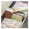 Office Jansan | Smead 73390 5.25 in. Expansion Redrope Tuff Pocket Drop-Front File Pockets with Fully Lined Gussets - Letter , Redrope (10/Box) image number 2