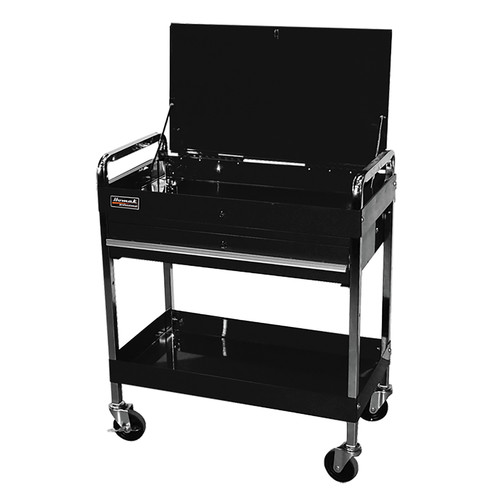 Tool Carts | Homak BK05500190 1-Drawer 32 in. Professional Service Cart - Black image number 0