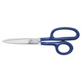Scissors | Klein Tools G718LRCB 9 in. Blunt Curved HD Carpet Shear with Ring image number 3