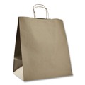 Food Service | Karat FP-SB130 Huntington 14 in. x 16 in. x 10 in. Paper Shopping Bag with Twisted Handles - X-Large (200/Carton) image number 3