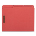 Mothers Day Sale! Save an Extra 10% off your order | Universal UNV13523 Deluxe Reinforced 1/3-Cut Top Tab Folders with Fasteners - Letter Size, Red (50/Box) image number 1