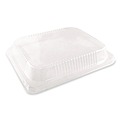 Bulk Savings Pricing 3 | Handi-Foil HFA 321LDL 10.75 in. x 10.19 in. x 1.63 in. Plastic Dome Lid - Clear (100/Carton) image number 3