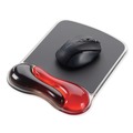 Office Furniture Accessories | Kensington K62402AM 9.37 x 13 Duo Gel Wave Mouse Pad with Wrist Rest - Red image number 2