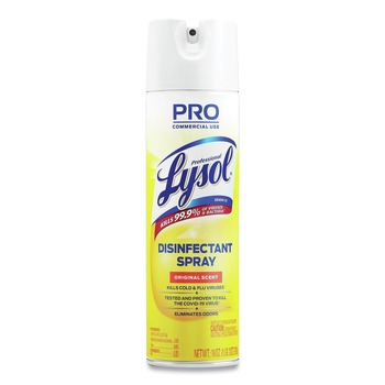 Professional LYSOL Brand 19 oz. Aerosol Disinfectant Spray - Original Scent