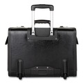 | STEBCO BZCW546110-BLACK 19 in. x 9 in. x 15.5 in. Leather Catalog Case on Wheels - Black image number 1