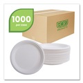  | Eco-Products EP-P016 6 in. Renewable Sugarcane Plates - Natural White (20 Packs/Carton) image number 4