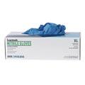 Disposable Gloves | Boardwalk 395XLBXA 5 mil Disposable Powder-Free Nitrile Gloves - X-Large, Blue (100/Box) image number 8