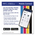 Office Electronics & Batteries | Brother MFCJ1360DW MFCJ1360DW Work Smart 1360 Copy/Print/Scan Wireless Color Inkjet AIO Printer image number 5