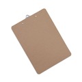  | Universal UNV40304VP 1.25 in. Clip Capacity 8.5 in. x 11 in. Hardboard Clipboard - Brown (3/Pack) image number 1