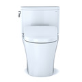 Bidets | TOTO MW4423056CUFG#01 WASHLETplus Nexus 1G 2-Piece Elongated 1.0 GPF Toilet with S550e Contemporary Bidet Seat (Cotton White) image number 4