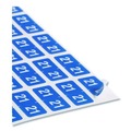 Office Jansan | Smead 67921 1 in. x 0.5 in. Year 2021 End Tab Folder Labels - Light Blue/White (250 Labels/Pack) image number 1