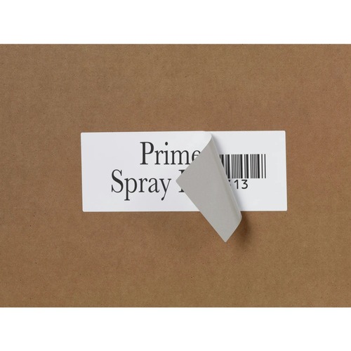 Avery 61531 Durable Laser Printer 3.25 in. x 8.38 in. Permanent ID Labels  with TrueBlock Technology - White (3-Piece/Sheet 50-Sheet/Pack)
