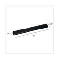  | 3M WR310LE 19 in. Antimicrobial Leatherette Cover Gel Wrist Rest for Keyboard - Black image number 3