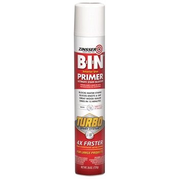 Rust-Oleum 356880 BIN 26 oz. Aerosol Can Interior Primer with Turbo Spray System - Flat White (6/Carton)