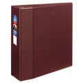 Office Jansan | Avery 79364 Heavy-Duty 11 in. x 8.5 in. 4 in. Capacity 3 Locking One Touch EZD Rings Non-View Binder with DuraHinge - Maroon image number 0