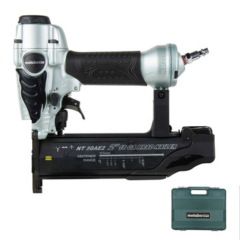 AIR BRAD NAILERS | Metabo HPT NT50AE2M 18-Gauge 2 in. Finish Brad Nailer Kit