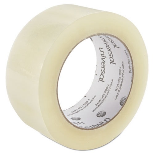  | Universal UNV73000 Quiet Acrylic 1.88 in. x 3 in. x 110 yds. Box Sealing Tape - Clear (6/Pack) image number 0