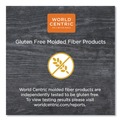 Food Service | World Centric TRSC4S 9.1 x 7.1 x 0.7 Fiber Paper Trays - Natural (500/Carton) image number 6