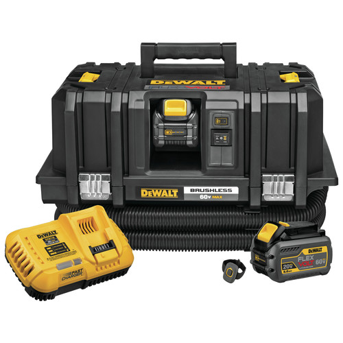 Concrete Dust Collection | Dewalt DCV585T2 FlexVolt 60V MAX Dust Extractor Kit image number 0