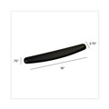  | 3M WR309LE Antimicrobial Gel Wrist Rest - Black image number 2