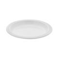 Bowls and Plates | Pactiv Corp. YMI6 6 in. dia. Meadoware Impact Plastic Dinnerware Plate - White (1000/Carton) image number 0