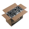 Cutlery | Boardwalk BWKFKTNMWPSBLA Mediumweight Fork/Knife/Napkin/Spoon 4-Piece Plastic Cutlery Kit - Black (250/Carton) image number 3