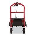 Cleaning Carts | Rubbermaid Commercial 2173663 0.5 mph to 3 mph DC Motor 60 V Lithium-Ion Battery Motorized Kit for 24 in. x 48 in. Platform Trucks - Medium Black/Red image number 0