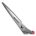 Office Jansan | Westcott 40618 8 in. Long 3.5 in. Cut Length Value Line Stainless Steel Shears - Offset Red Handle image number 2