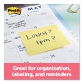 Office Jansan | Post-it Notes 654 3 in. x 3 in. Original Pads - Canary Yellow (12/Pack) image number 7